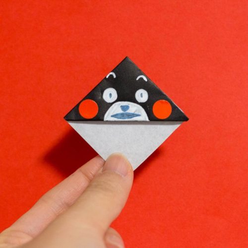 大人の折り紙のススメ 折り紙ブックマーカー キャラクターver の作り方 遊び人ブログ あそび師kaiの色とりどりな日々